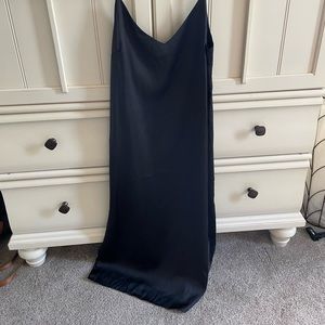 Never worn black slip dress